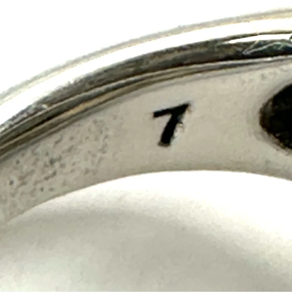 Lagos Vintage Caviar Two Tone Silver & Gold Braided Ring Size 7